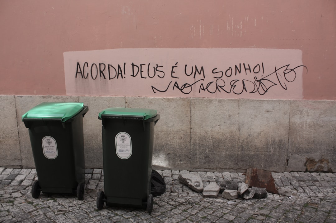 Lixeira Preta E Verde UqTtfXwGKdY